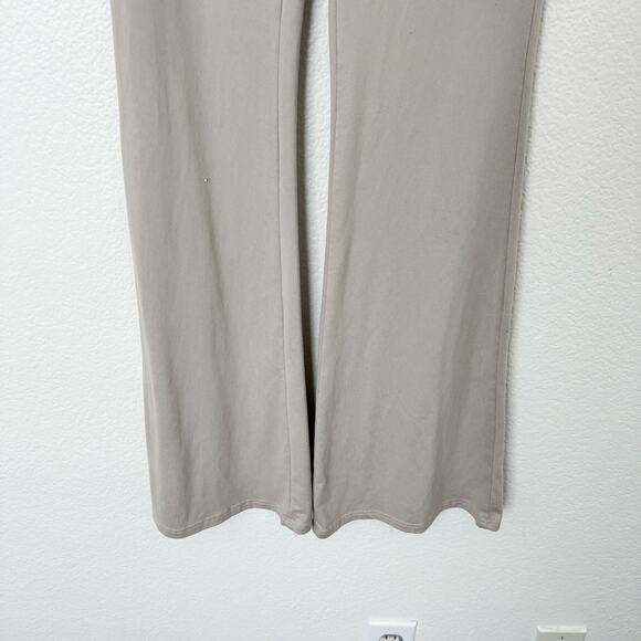 [TRESSER] Tan Criss Cross Tie Waist Ruched Low Rise Flare Leg Pants Size Small S - Picture 10 of 12